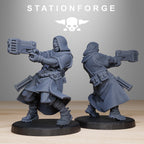 GrimCorp Mercenaries from StationForge/10 Miniatures +Gratis Bases