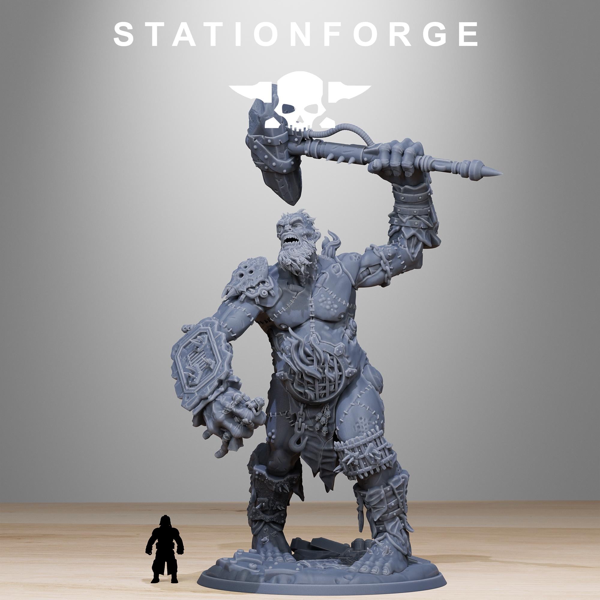 Corrupted Giant from StationForge/Wargame Miniature+ Gratis Base