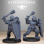GrimGuard Enforcers from StationForge/10 Miniatures +Gratis Bases
