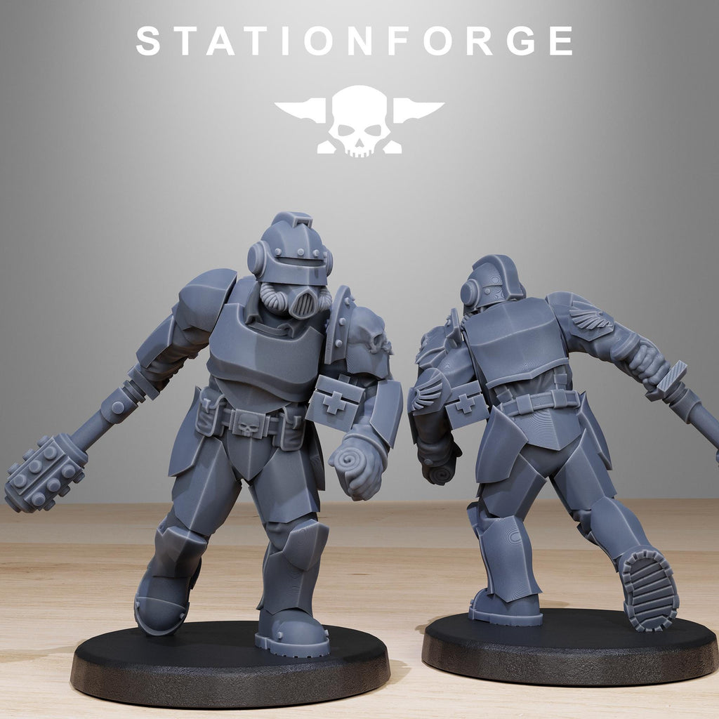GrimGuard Enforcers from StationForge/10 Miniatures +Gratis Bases