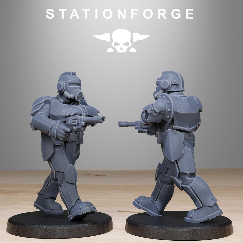 GrimGuard Enforcers from StationForge/10 Miniatures +Gratis Bases