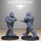 GrimGuard Enforcers from StationForge/10 Miniatures +Gratis Bases