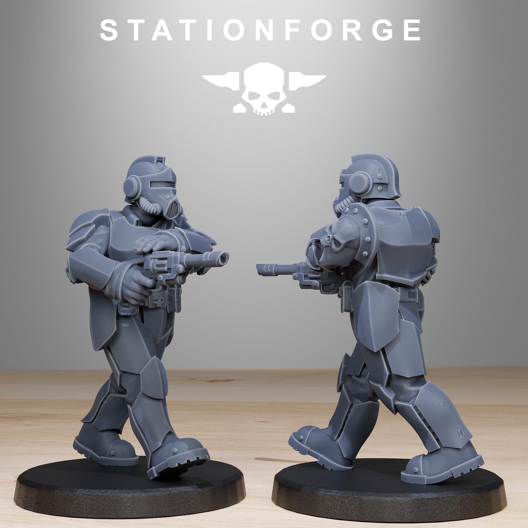 GrimGuard Enforcers from StationForge/10 Miniatures +Gratis Bases