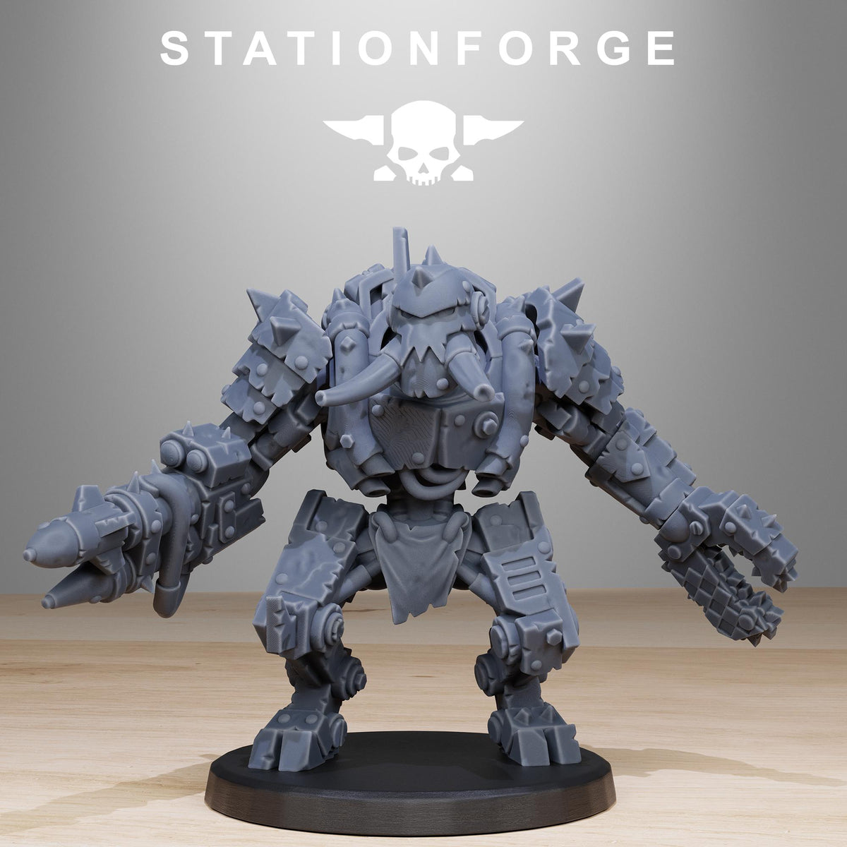 Orkaz Bots Infantry from StationForge/10 Miniatures +Gratis Bases