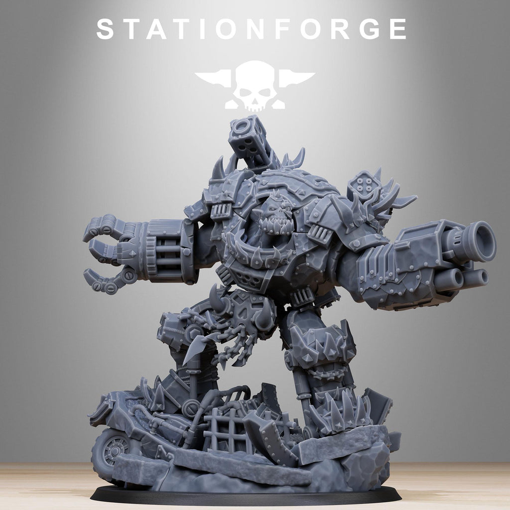 Orkaz Grand Nutta 2.0 from StationForge/Wargame Miniature+ Gratis Base