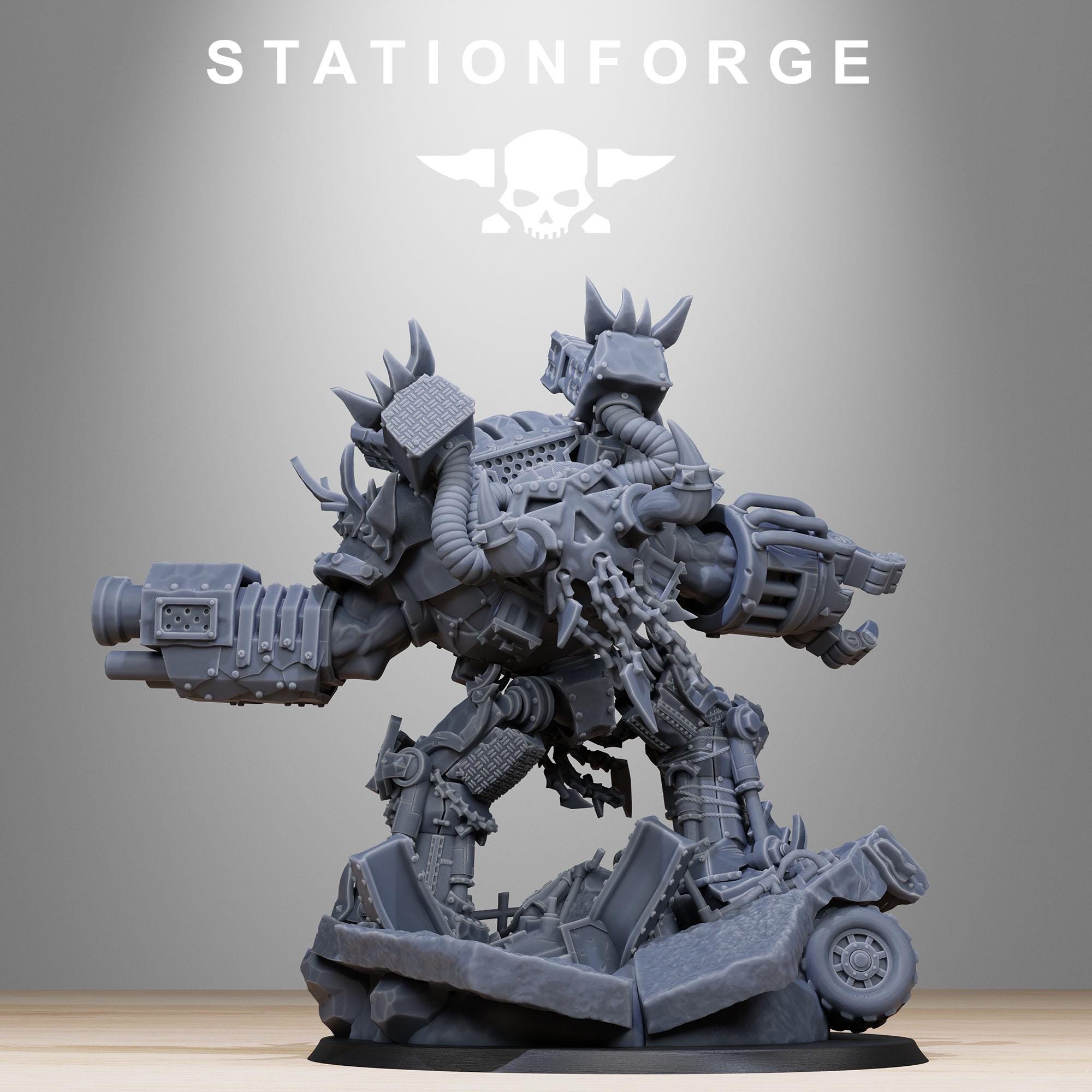 Orkaz Grand Nutta 2.0 from StationForge/Wargame Miniature+ Gratis Base