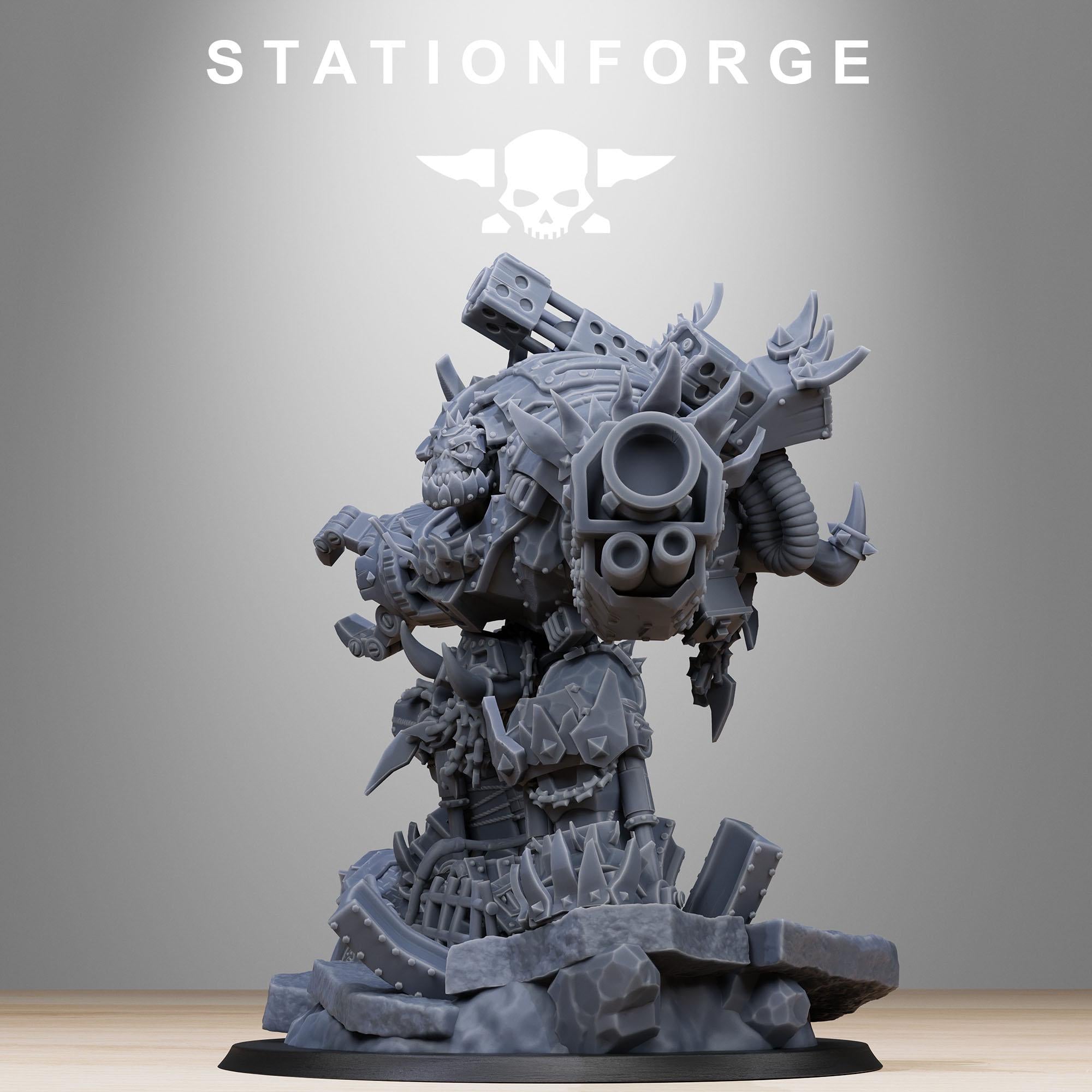 Orkaz Grand Nutta 2.0 from StationForge/Wargame Miniature+ Gratis Base