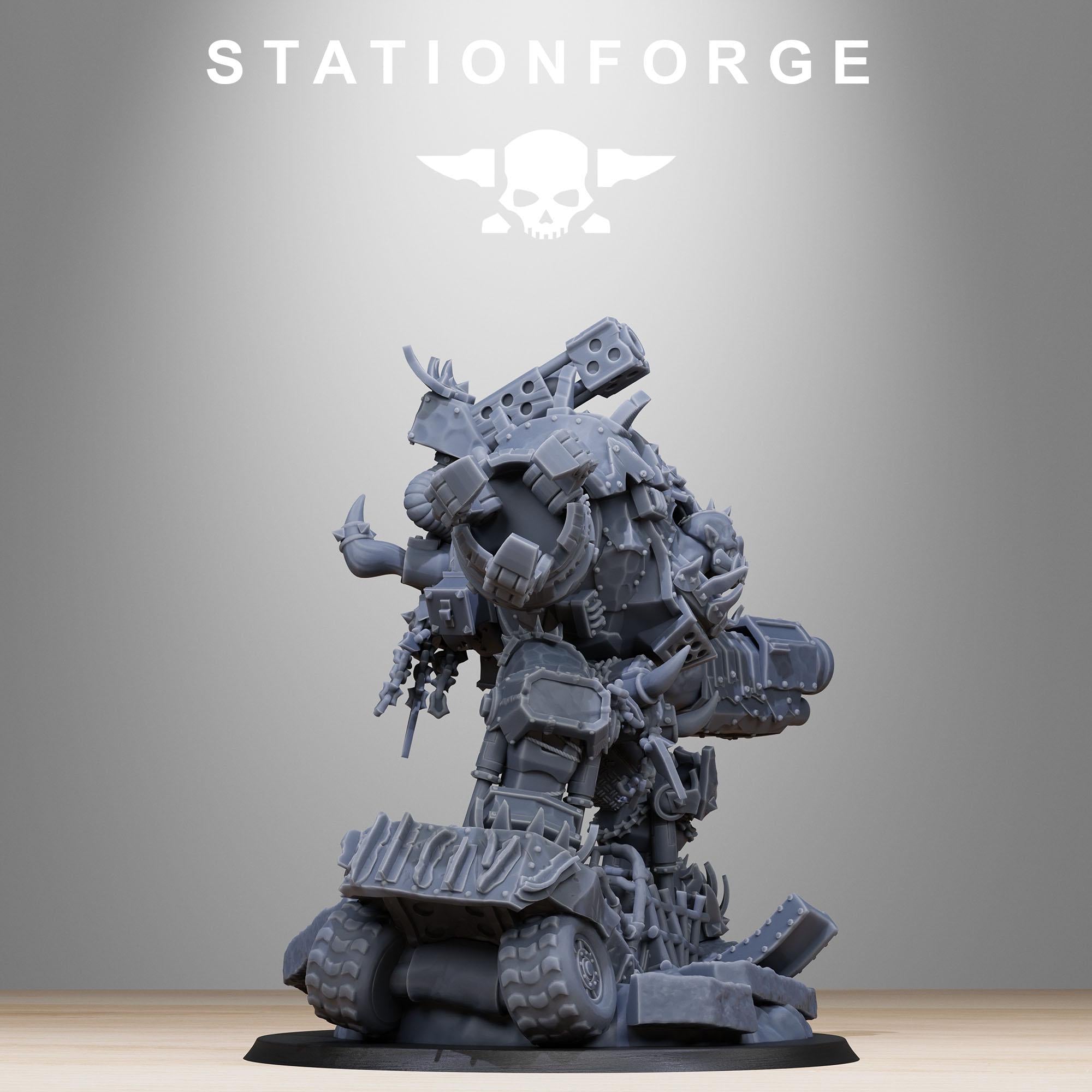 Orkaz Grand Nutta 2.0 from StationForge/Wargame Miniature+ Gratis Base