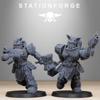 Socratis Dragon Knights from StationForge/10 Tabletop, Wargame Miniatures +Gratis Bases