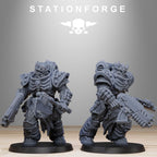 Socratis Dragon Knights from StationForge/10 Tabletop, Wargame Miniatures +Gratis Bases