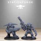 Gobs Infantry Reborn from StationForge/20 Tabletop, Wargame Miniatures +Gratis Bases