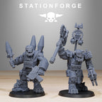 Orkaz Spec Team from StationForge/10 Tabletop, Wargame Miniatures +Gratis Bases