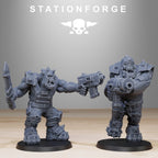 Orkaz Spec Team from StationForge/10 Tabletop, Wargame Miniatures +Gratis Bases