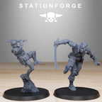 GrimCorp Jesters from StationForge/10 Miniatures +Gratis Bases