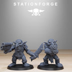 Gobs Infantry Reborn from StationForge/20 Tabletop, Wargame Miniatures +Gratis Bases
