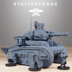 GrimGuard Light Tank complete Set from StationForge/Wargame Miniature+ Gratis Base