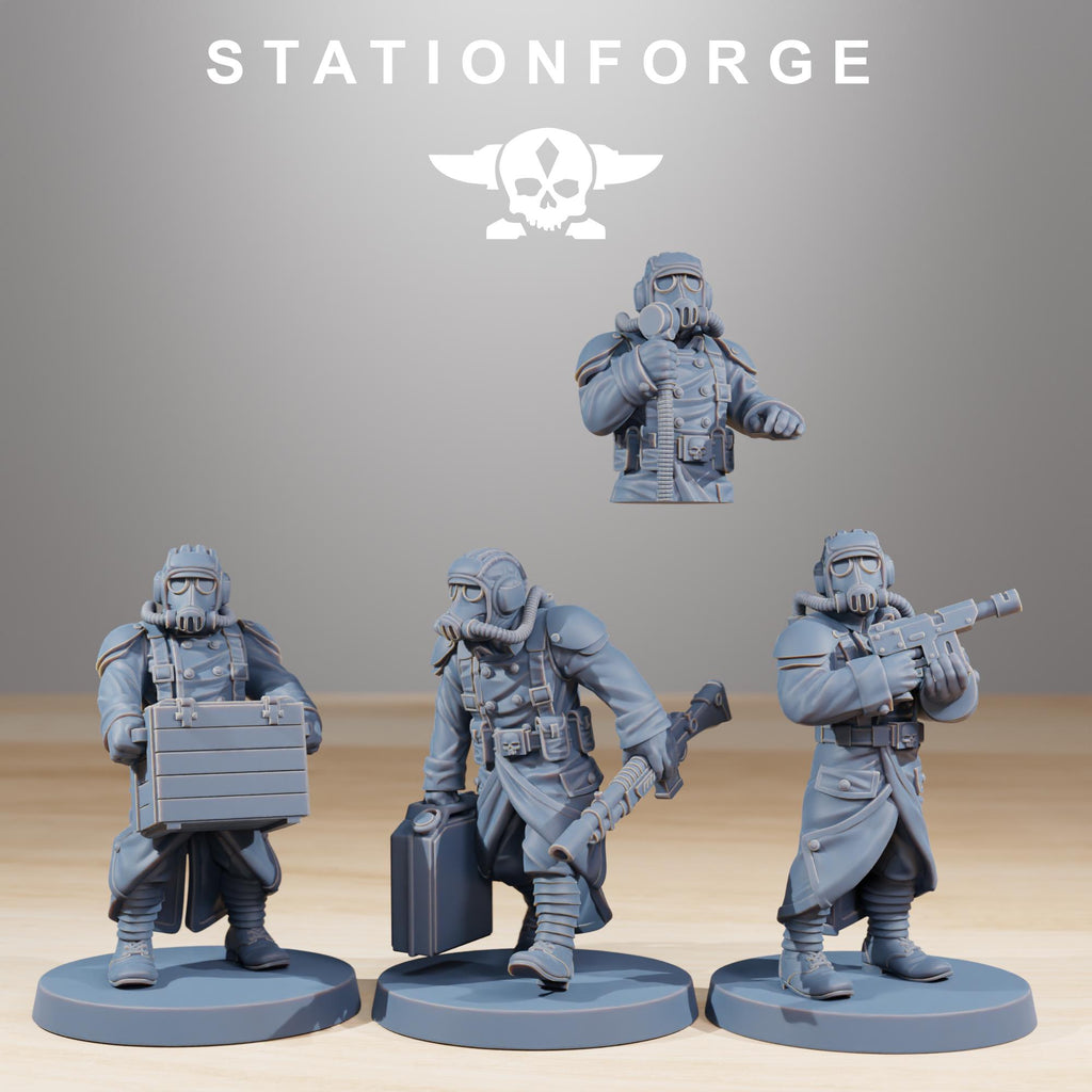GrimGuard Light Tank complete Set from StationForge/Wargame Miniature+ Gratis Base