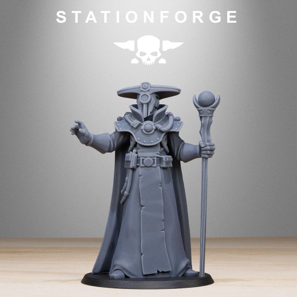 GrimCorp Elder from StationForge/Wargame Miniature+ Gratis Base