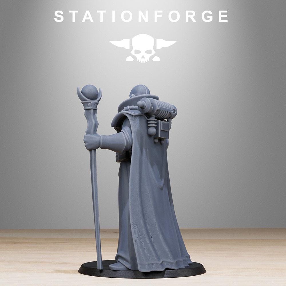 GrimCorp Elder from StationForge/Wargame Miniature+ Gratis Base