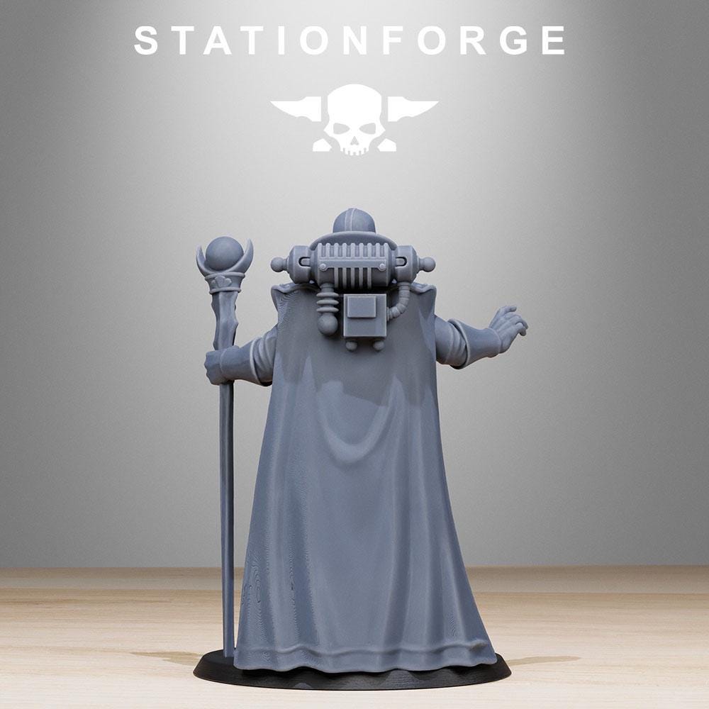 GrimCorp Elder from StationForge/Wargame Miniature+ Gratis Base