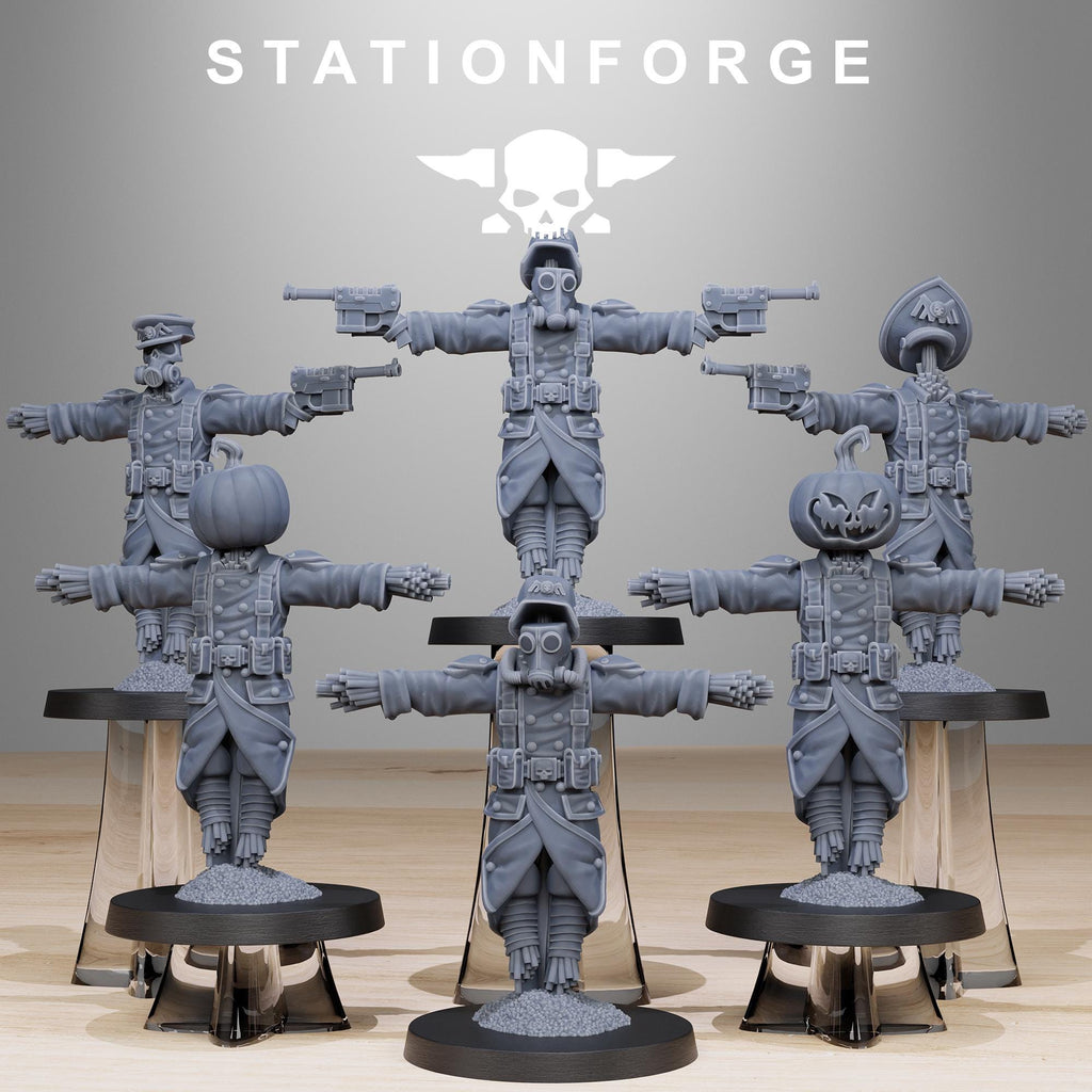 GrimGuard Scarecrow from StationForge/6 Miniatures +Gratis Bases