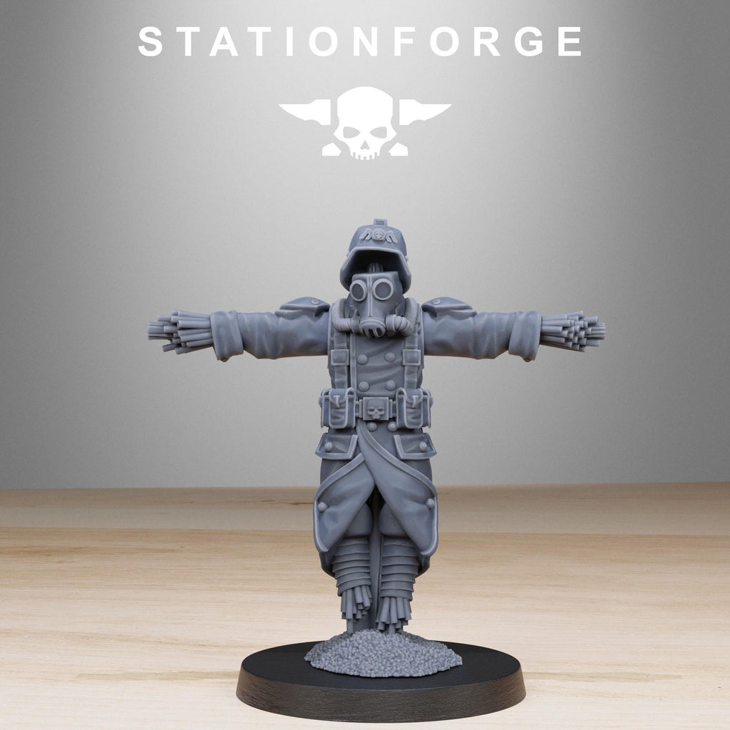 GrimGuard Scarecrow from StationForge/6 Miniatures +Gratis Bases