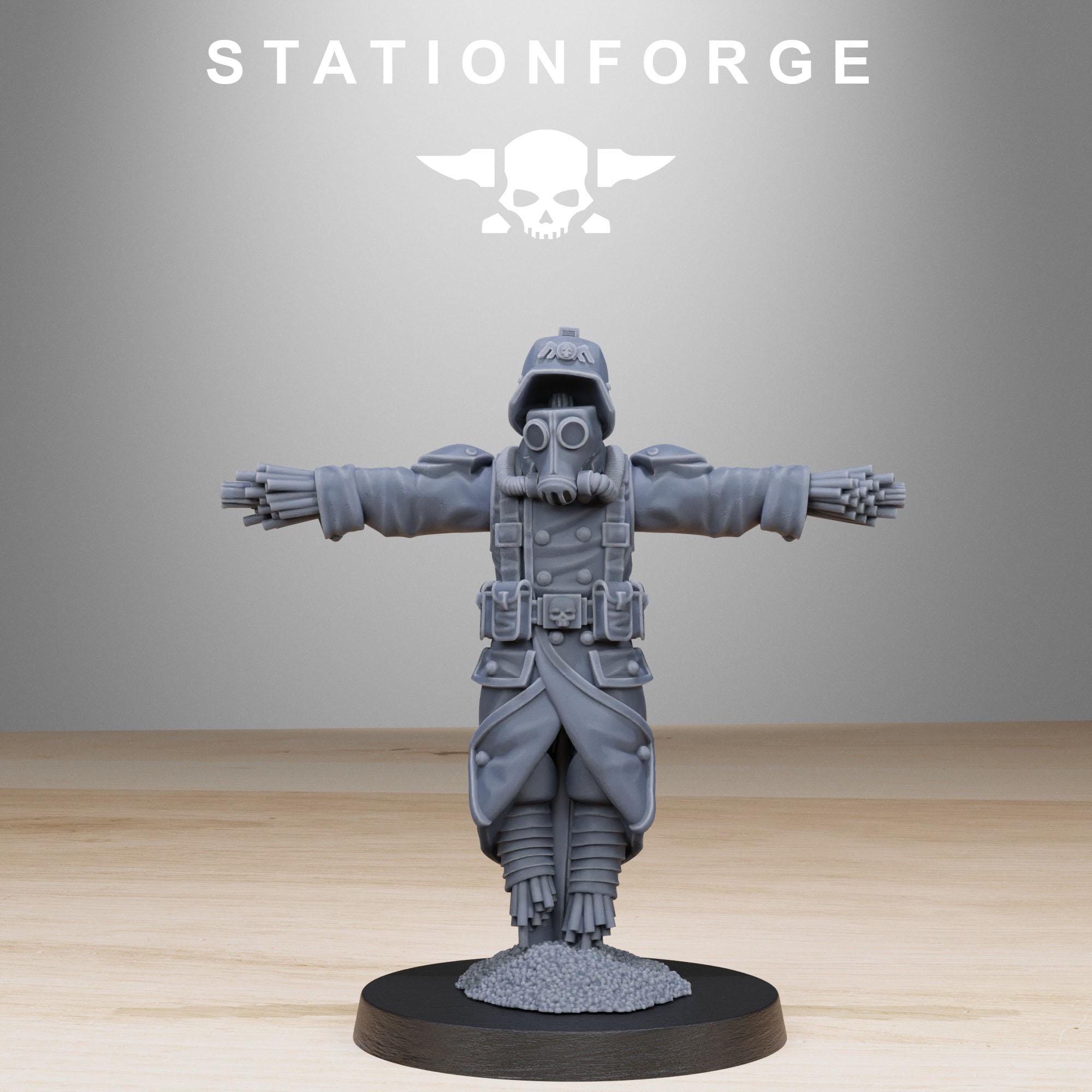 GrimGuard Scarecrow from StationForge/6 Miniatures +Gratis Bases