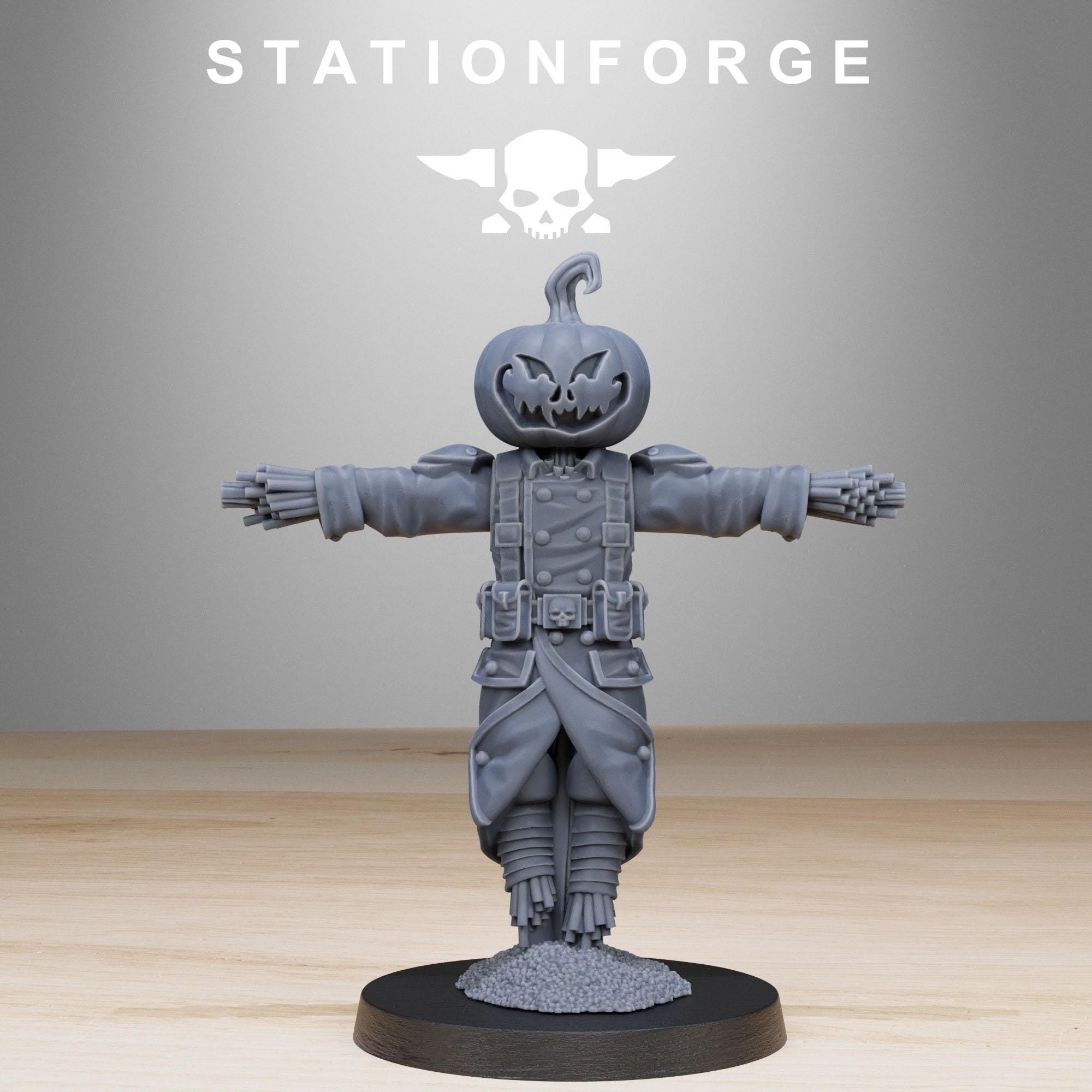 GrimGuard Scarecrow from StationForge/6 Miniatures +Gratis Bases