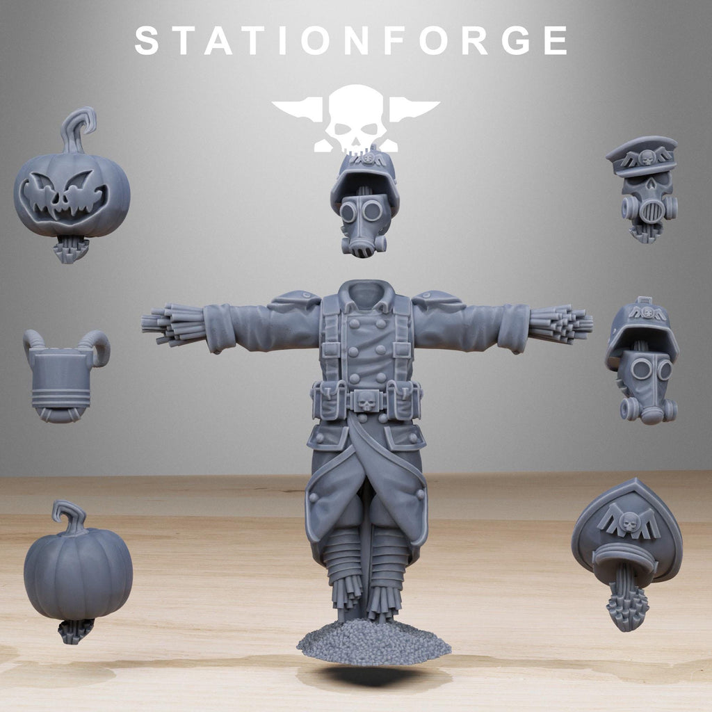 GrimGuard Scarecrow from StationForge/6 Miniatures +Gratis Bases
