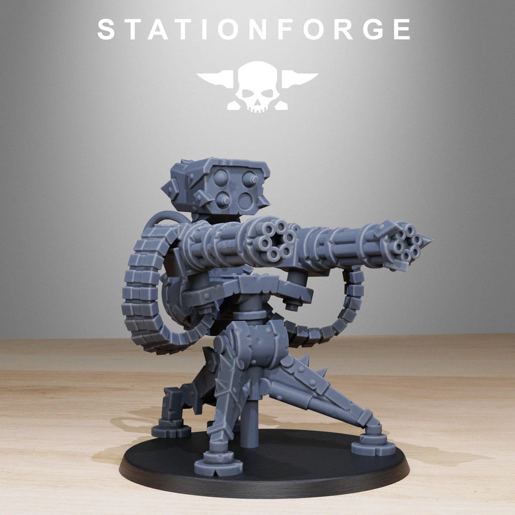 Orkaz Team Fighters from StationForge/11 Tabletop, Wargame Miniatures +Gratis Bases