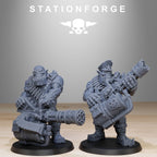 Orkaz Team Fighters from StationForge/11 Tabletop, Wargame Miniatures +Gratis Bases