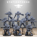 Socratis Zombies from StationForge/10 Tabletop, Wargame Miniatures +Gratis Bases