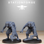Corrupted Guard Wretched from StationForge/12 Tabletop, Wargame Miniatures +Gratis Bases