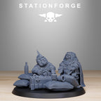 GrimGuard Skulldart Trappers from StationForge/14 Tabletop, Wargame Miniatures +Gratis Bases