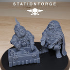 GrimGuard Skulldart Trappers from StationForge/14 Tabletop, Wargame Miniatures +Gratis Bases