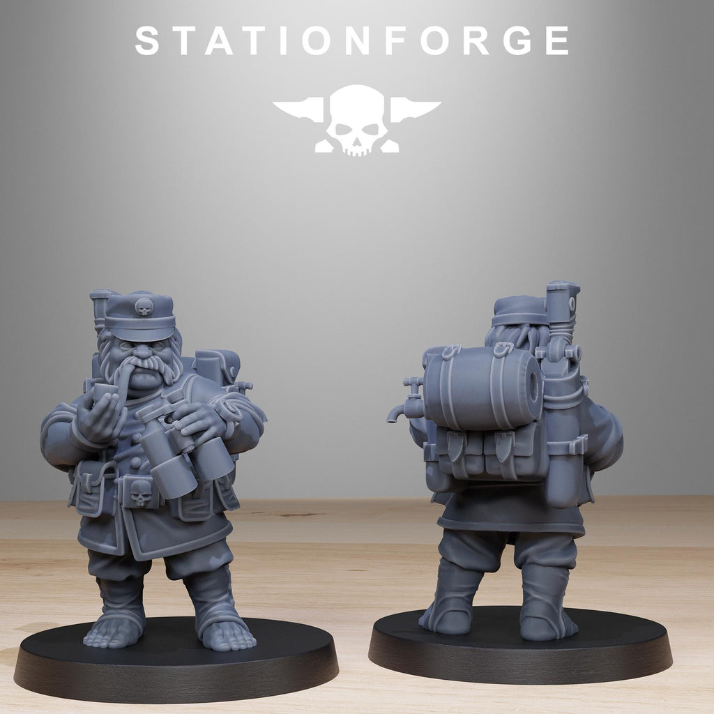 GrimGuard Skulldart Trappers from StationForge/14 Tabletop, Wargame Miniatures +Gratis Bases