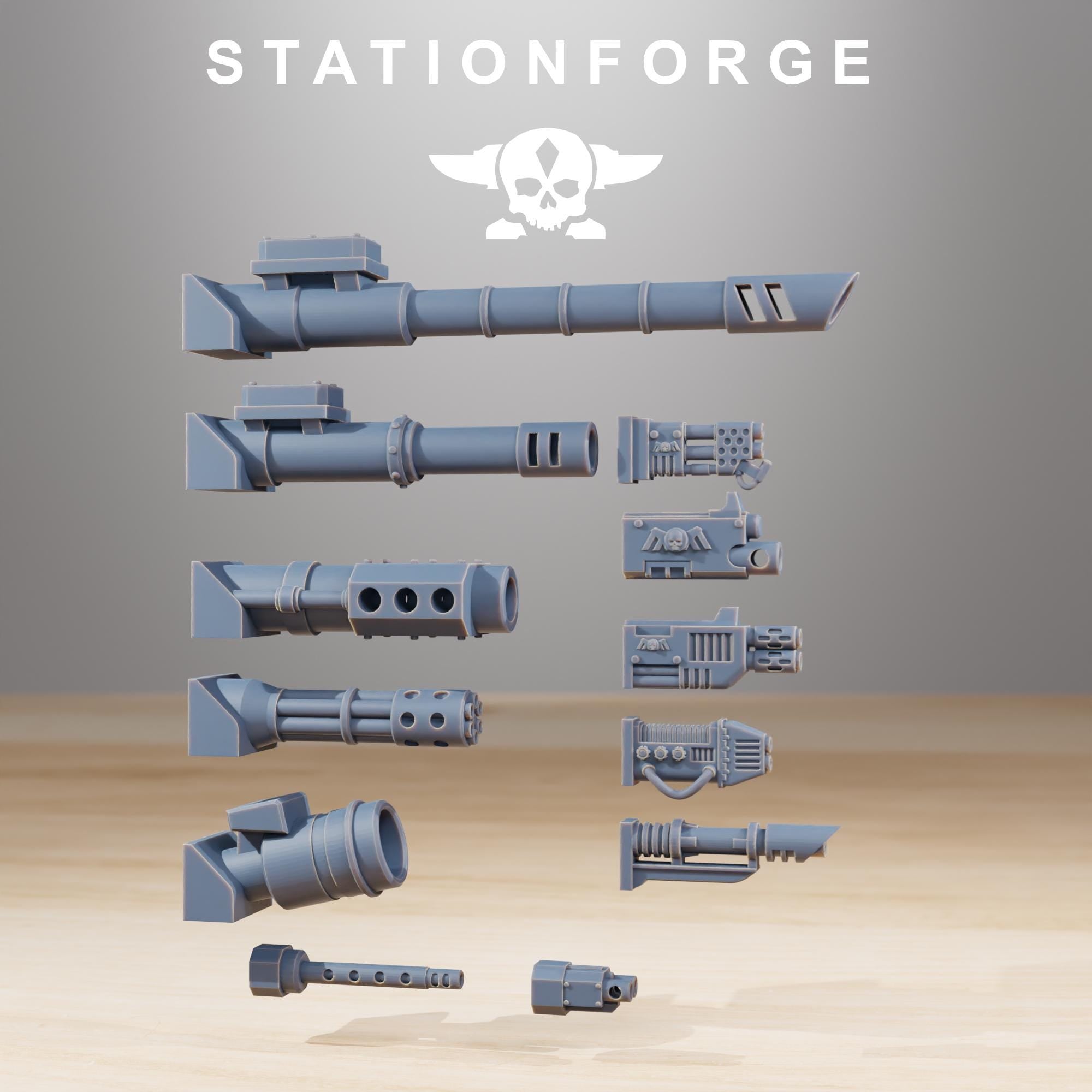 GrimGuard Light Tank complete Set from StationForge/Wargame Miniature+ Gratis Base