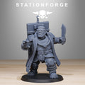 GrimGuard Mutantstein from StationForge/Wargame Miniature+ Gratis Base