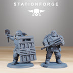 GrimGuard Mutants from StationForge/10 Tabletop, Wargame Miniatures +Gratis Bases