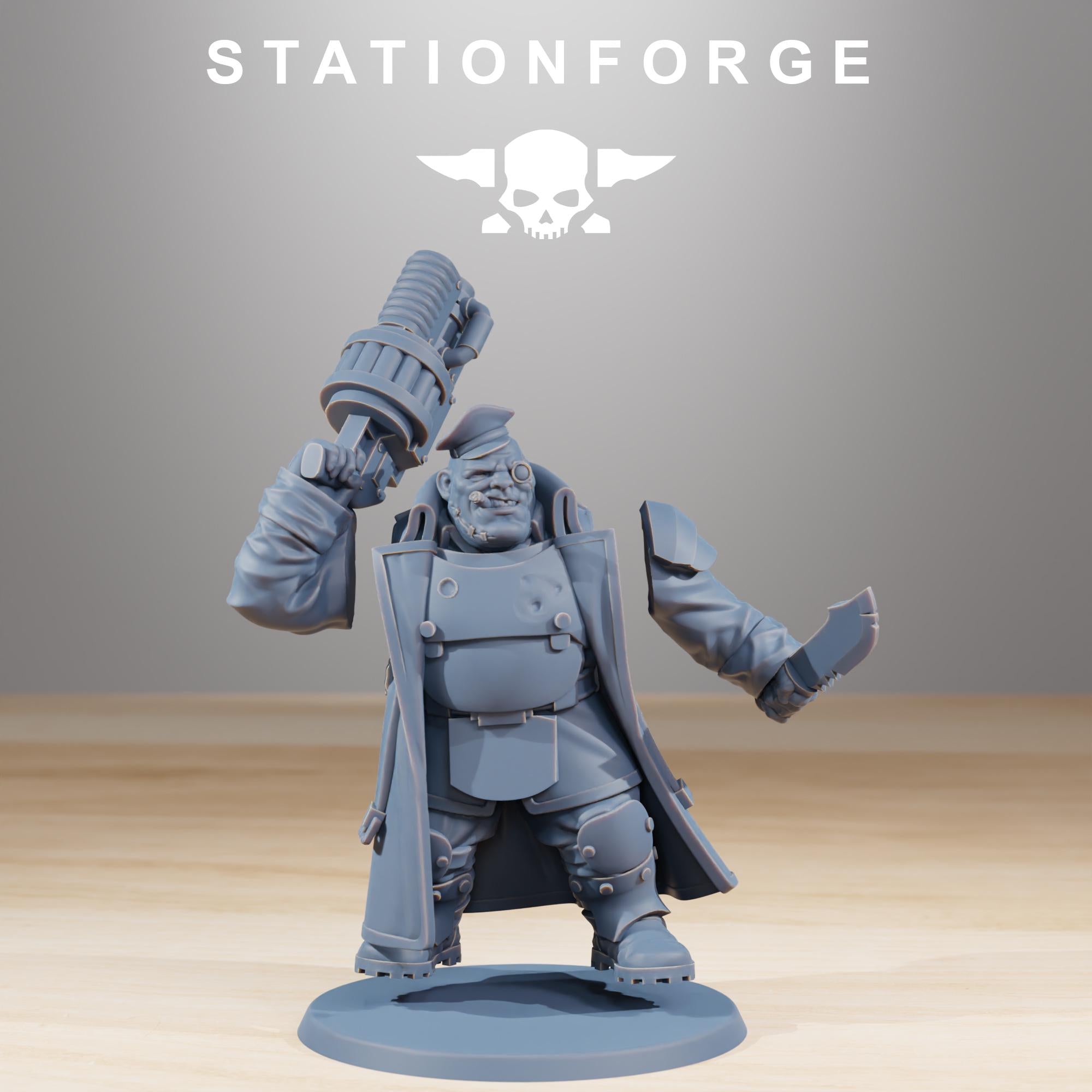 GrimGuard Mutants from StationForge/10 Tabletop, Wargame Miniatures +Gratis Bases