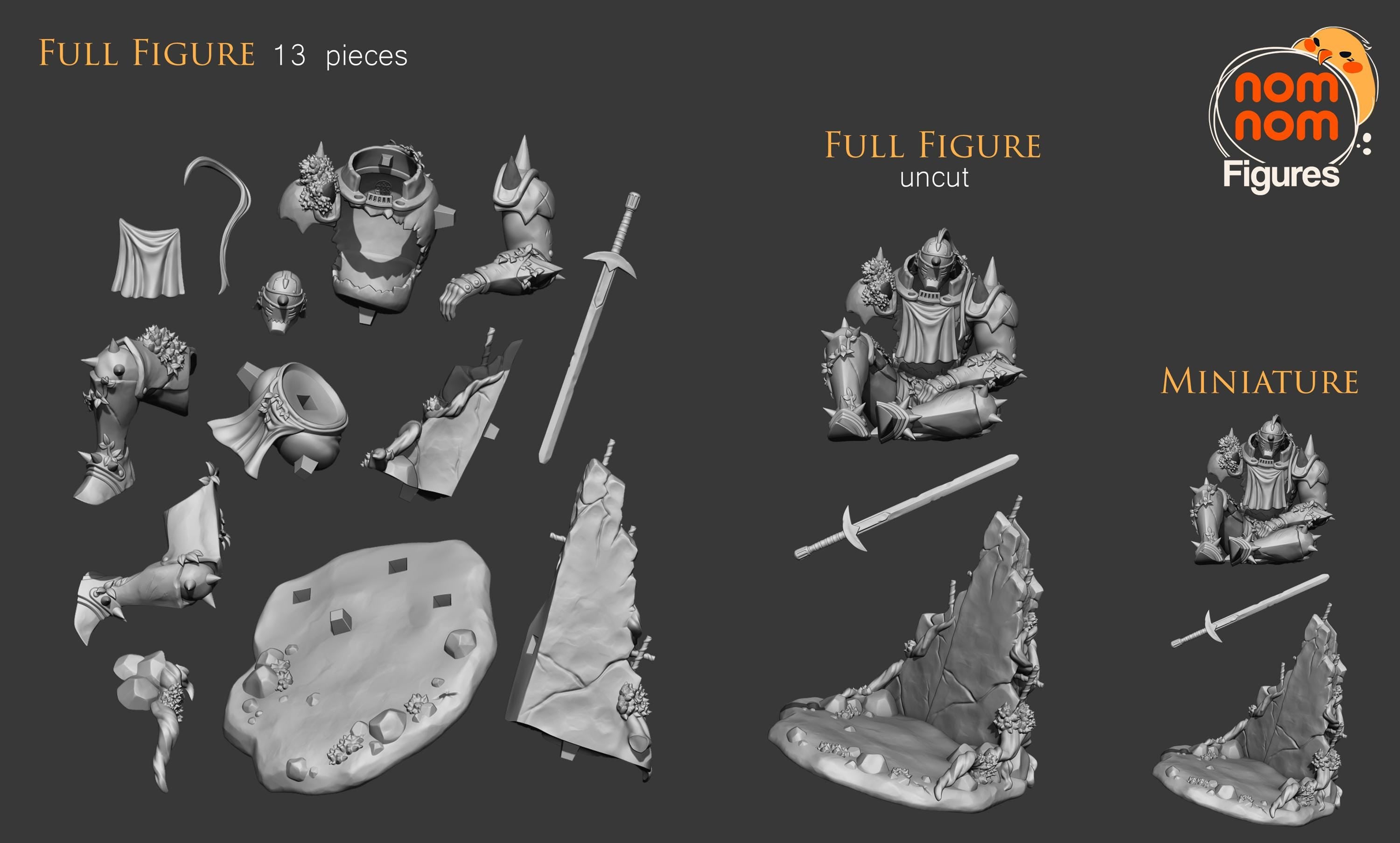 Alphonse from NomNomFigures/Collectible, Wargame Miniature