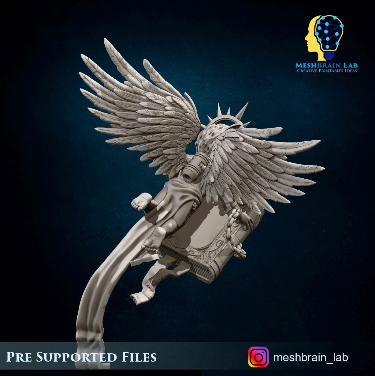 Cyber Servitors from MeshBrainLab/Wargame Miniature+ Gratis Base