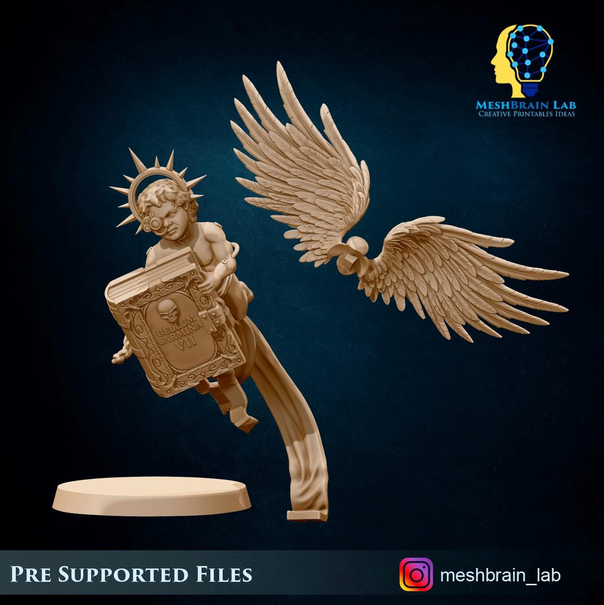 Cyber Servitors from MeshBrainLab/Wargame Miniature+ Gratis Base