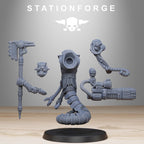 Scavenger Serpents from StationForge/10 Tabletop, Wargame Miniatures +Gratis Bases
