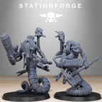 Scavenger Serpents from StationForge/10 Tabletop, Wargame Miniatures +Gratis Bases