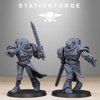 Socratis Zombies from StationForge/10 Tabletop, Wargame Miniatures +Gratis Bases