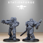 Socratis Zombies from StationForge/10 Tabletop, Wargame Miniatures +Gratis Bases