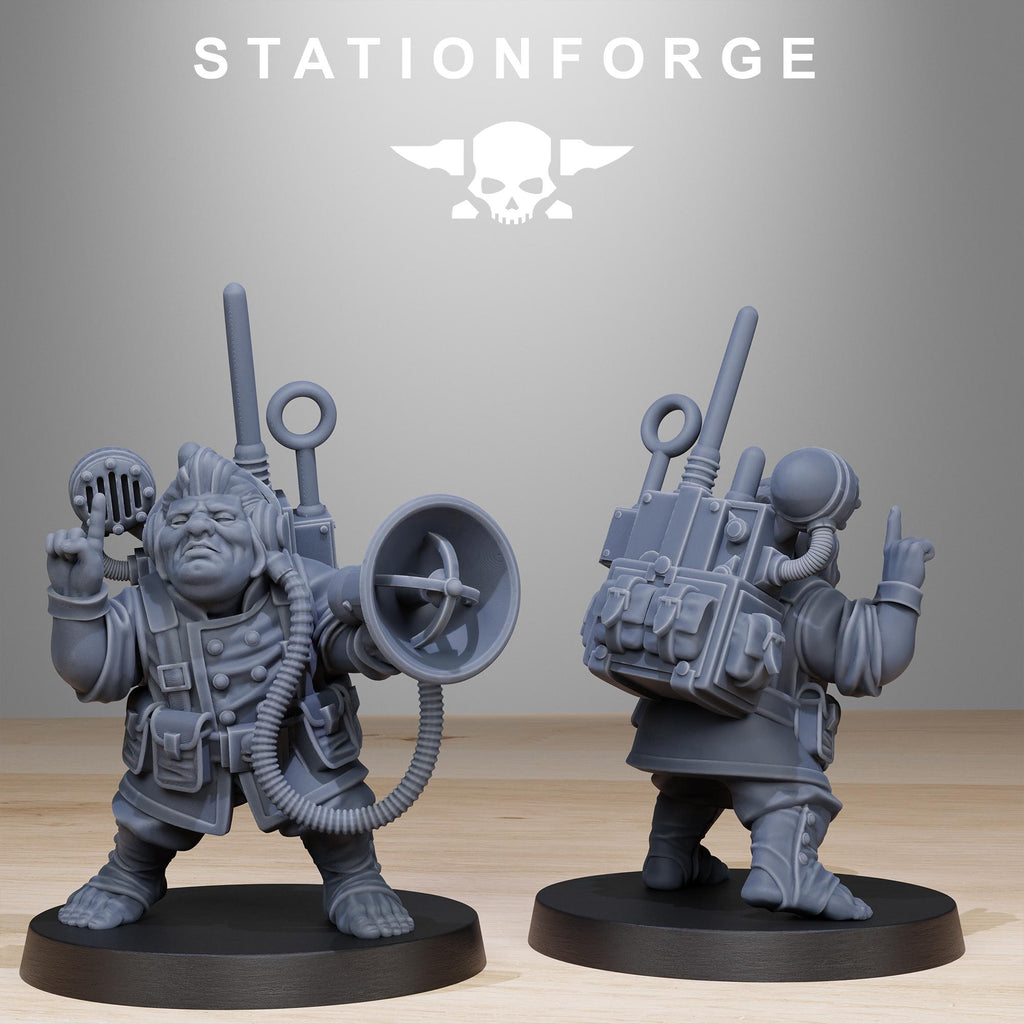 GrimGuard Skulldart Trappers from StationForge/14 Tabletop, Wargame Miniatures +Gratis Bases
