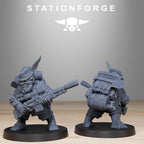 GrimGuard Skulldart Trappers from StationForge/14 Tabletop, Wargame Miniatures +Gratis Bases