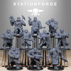 GrimGuard Frostwatch Mutants from StationForge/10 Miniatures +Gratis Bases